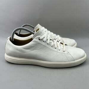 Cole Haan Grand Crosscourt II Sneakers Men Size 9.5 White Leather Comfort Shoes